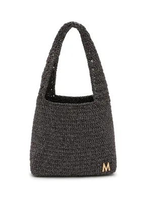 -----------MIZELE  ---- ------------ ----Small Timeless Crocheted Lurex Tote Bag --