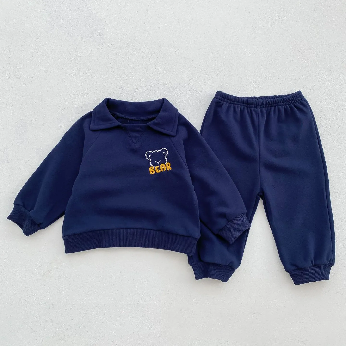 2 Pieces Set Baby Kid Boys Cartoon Hoodies Sweatshirts And Solid Color Pants Wholesale 23101958