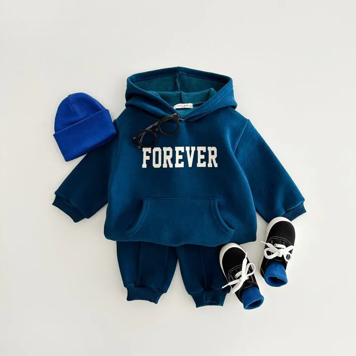 2 Pieces Set Baby Kid Boys Letters Hoodies Sweatshirts And Solid Color Pants Wholesale 231130241