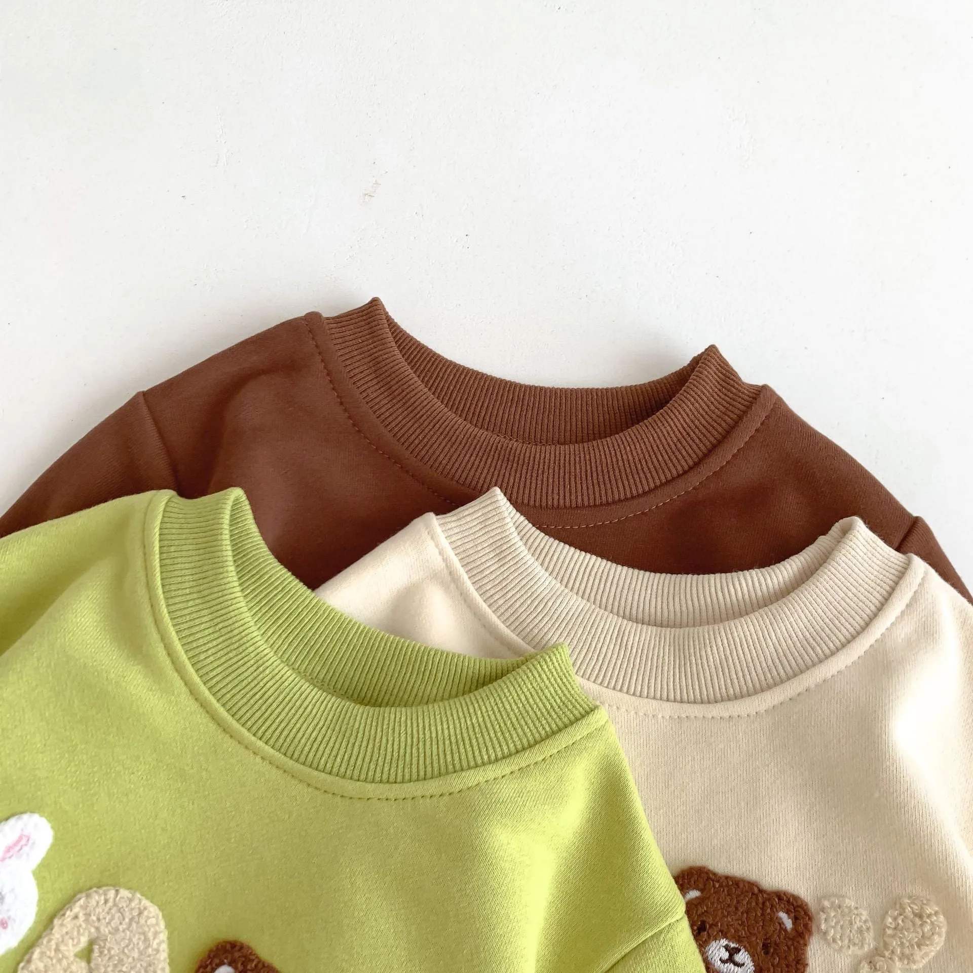 2 Pieces Set Baby Kid Girls Boys Cartoon Hoodies Sweatshirts And Solid Color Pants Wholesale 23101913