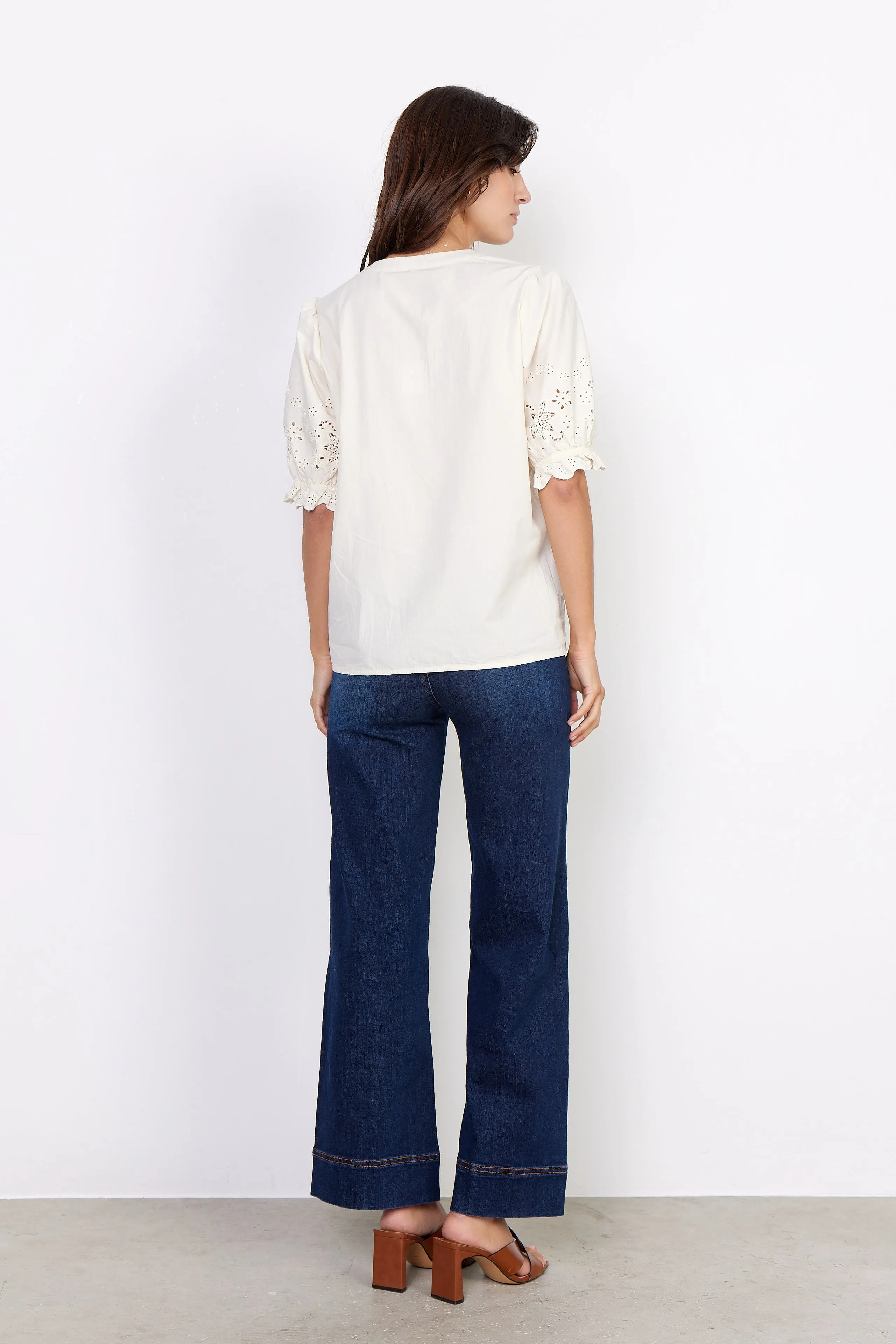 40281- Cream Milly Blouse - Soya Concept