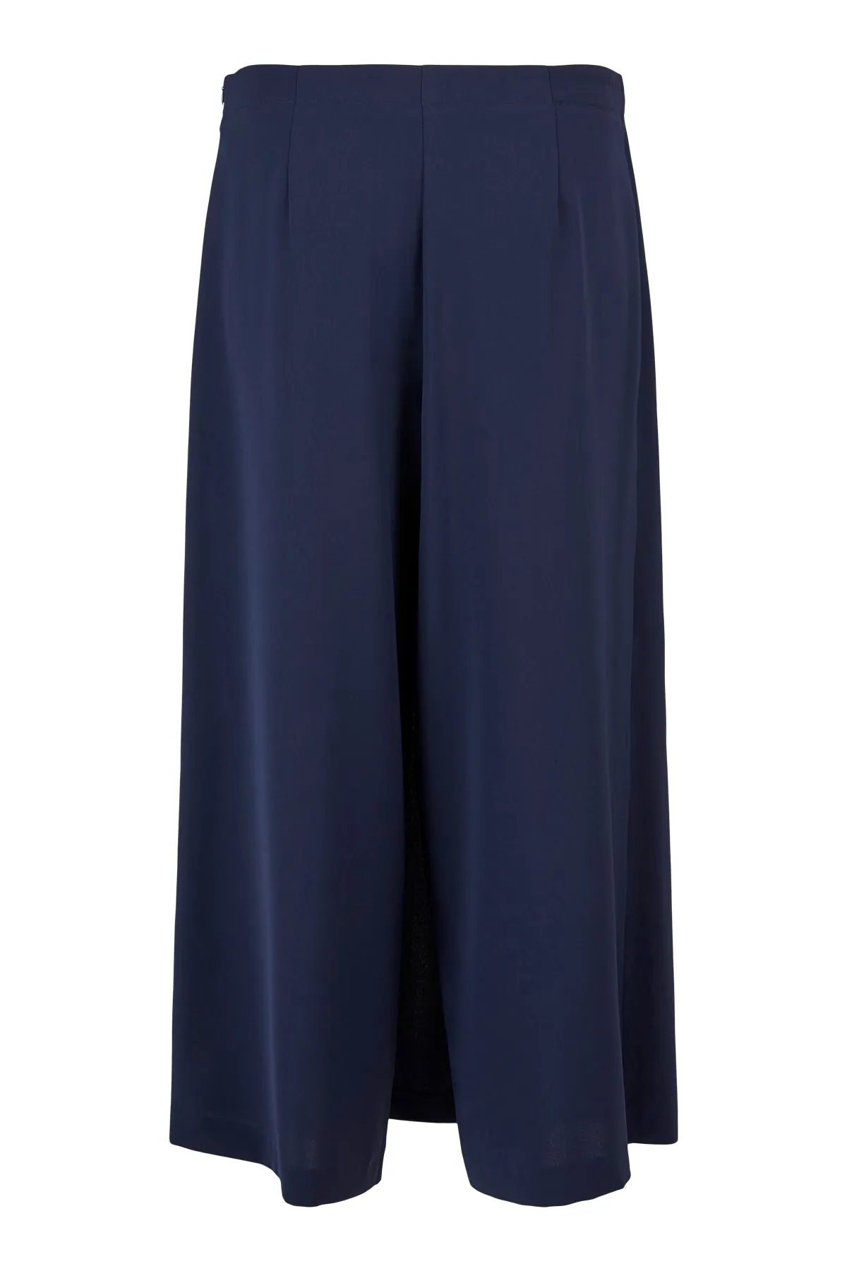 71256- Navy Culotte Trousers- Tia