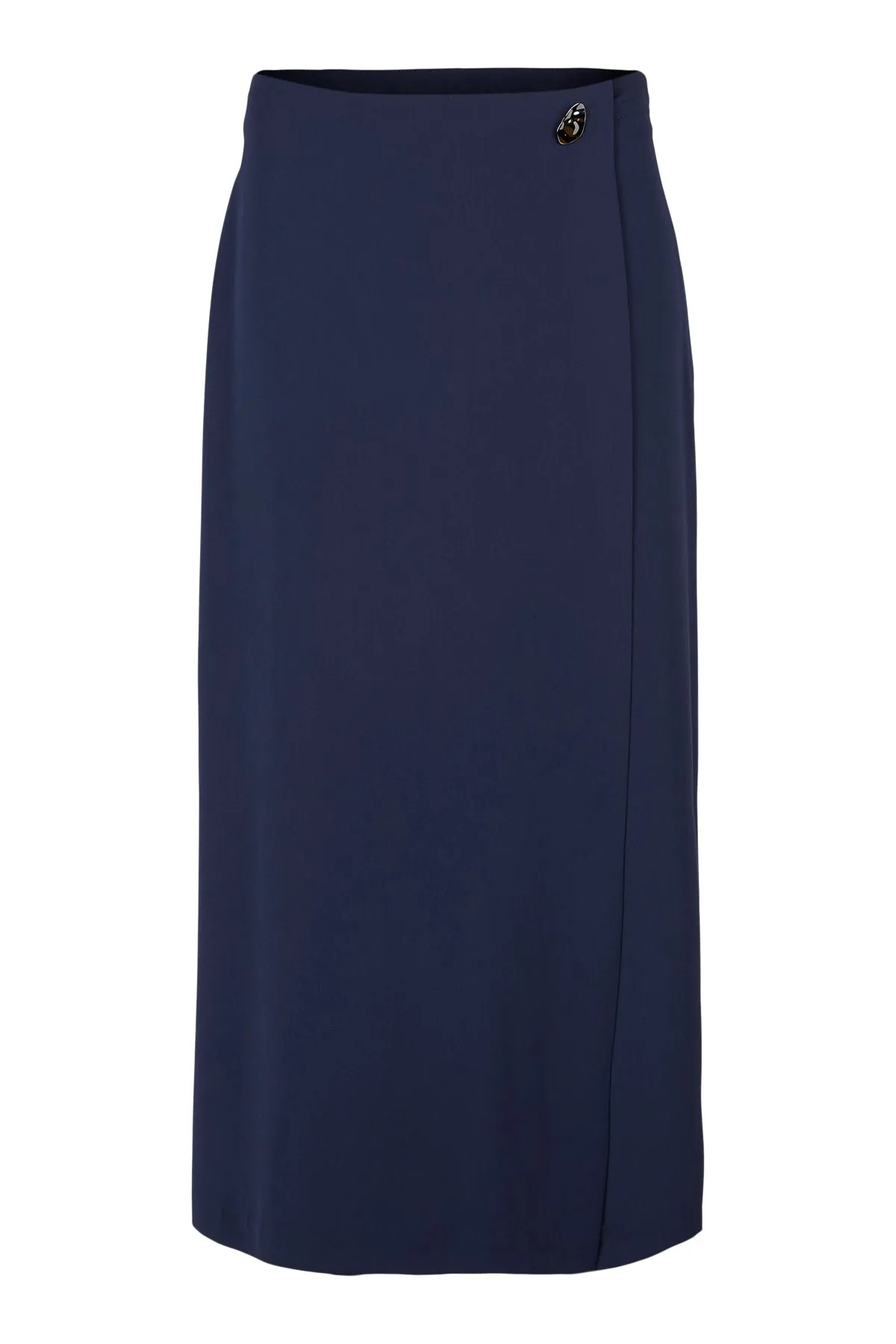 71256- Navy Culotte Trousers- Tia