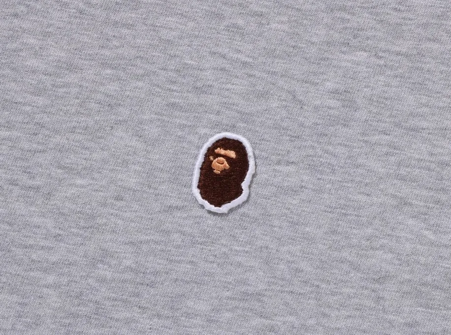 A BATHING APE  |Long Sleeves Plain Cotton Long Sleeve T-shirt Logo