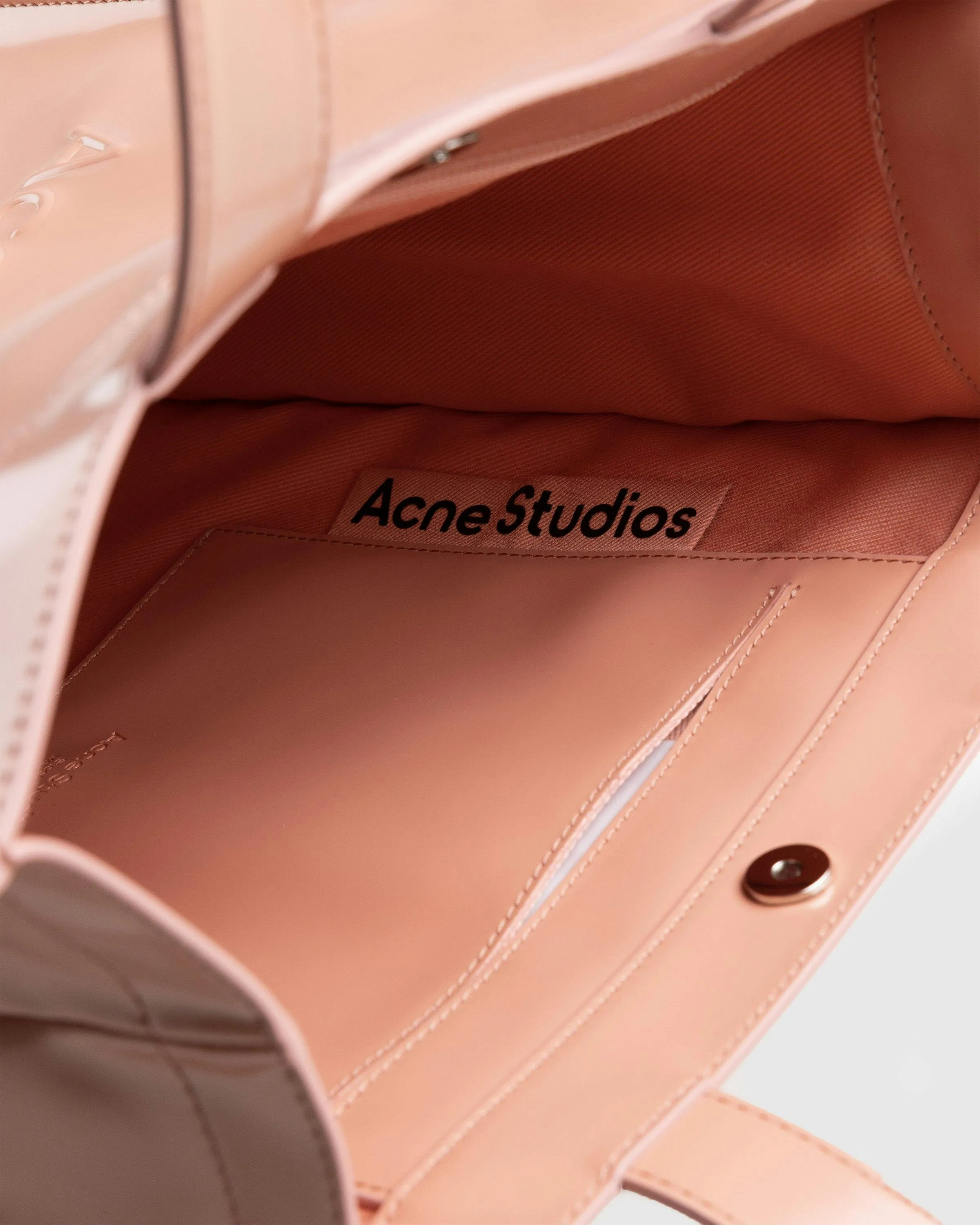 Acne Studios – Logo Shoulder Tote Bag Pink | Highsnobiety Shop