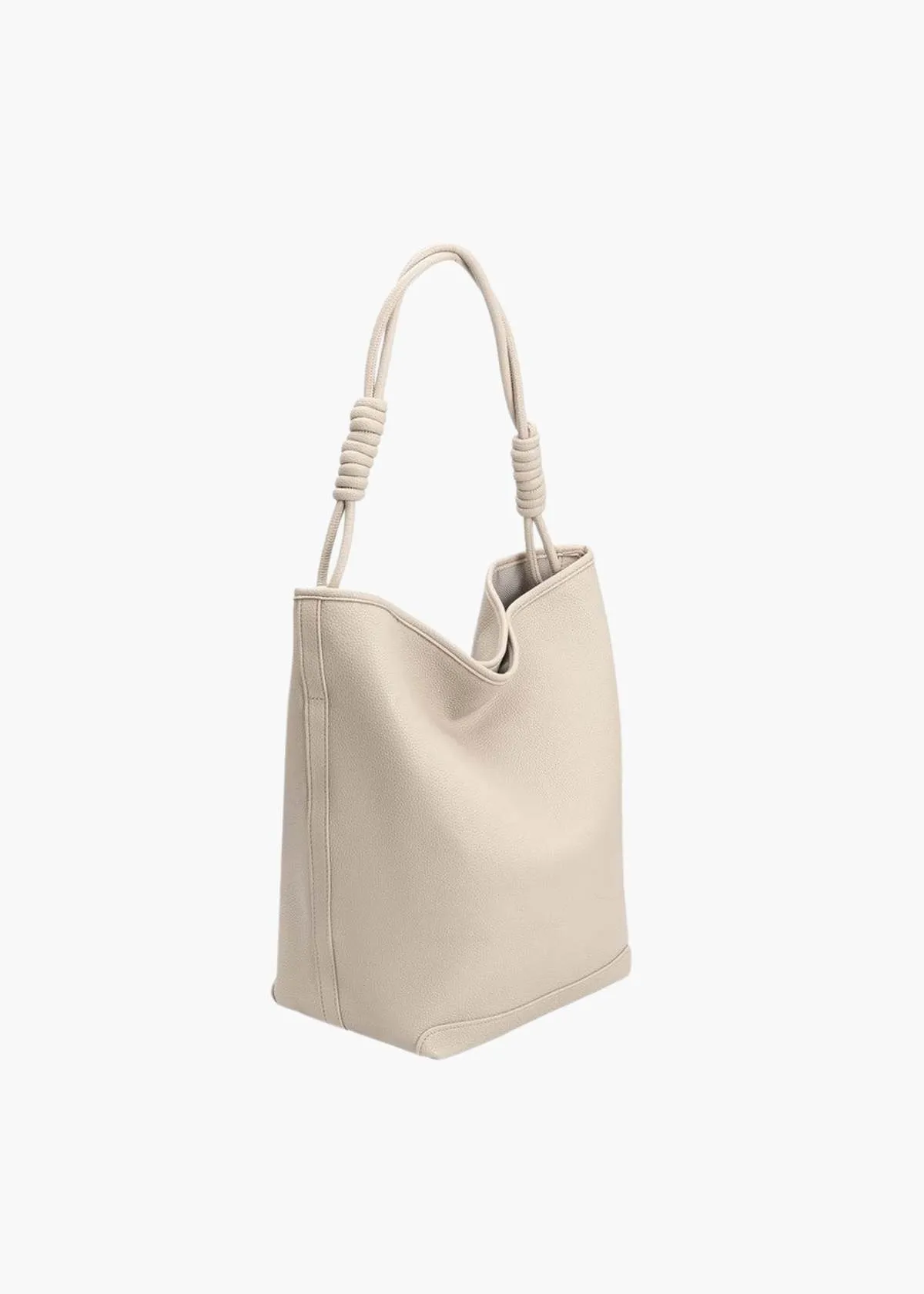 Adeline Recycled Vegan Tote Bag - Ivory