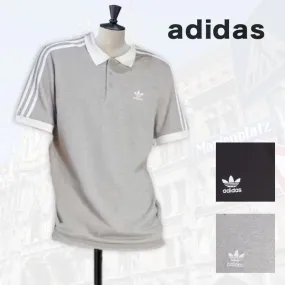 adidas  |Pullovers Unisex Street Style Short Sleeves Logo Polos