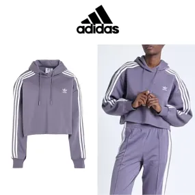 adidas  |Street Style Long Sleeves Plain Cotton Logos on the Sleeves