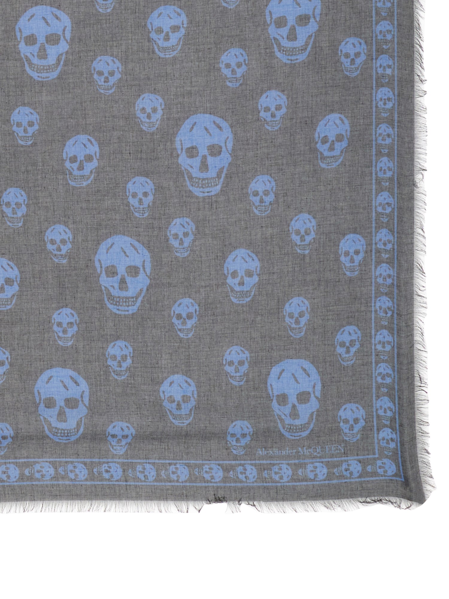 ALEXANDER McQUEEN    CLASSIC TWILL SKULL SCARF