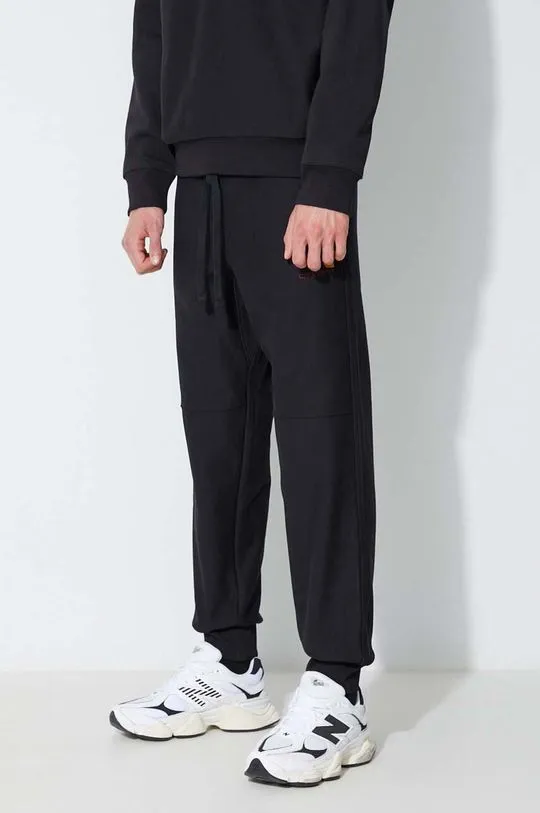 Alpha Industries trousers men's black color