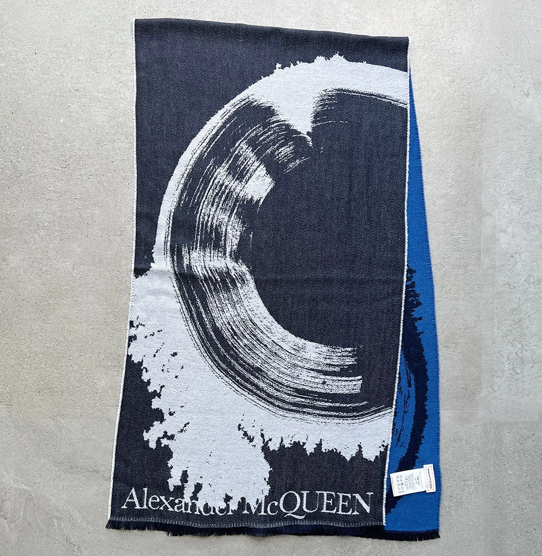 AMQ Galactic Iris Scarf, Wool/ Silk