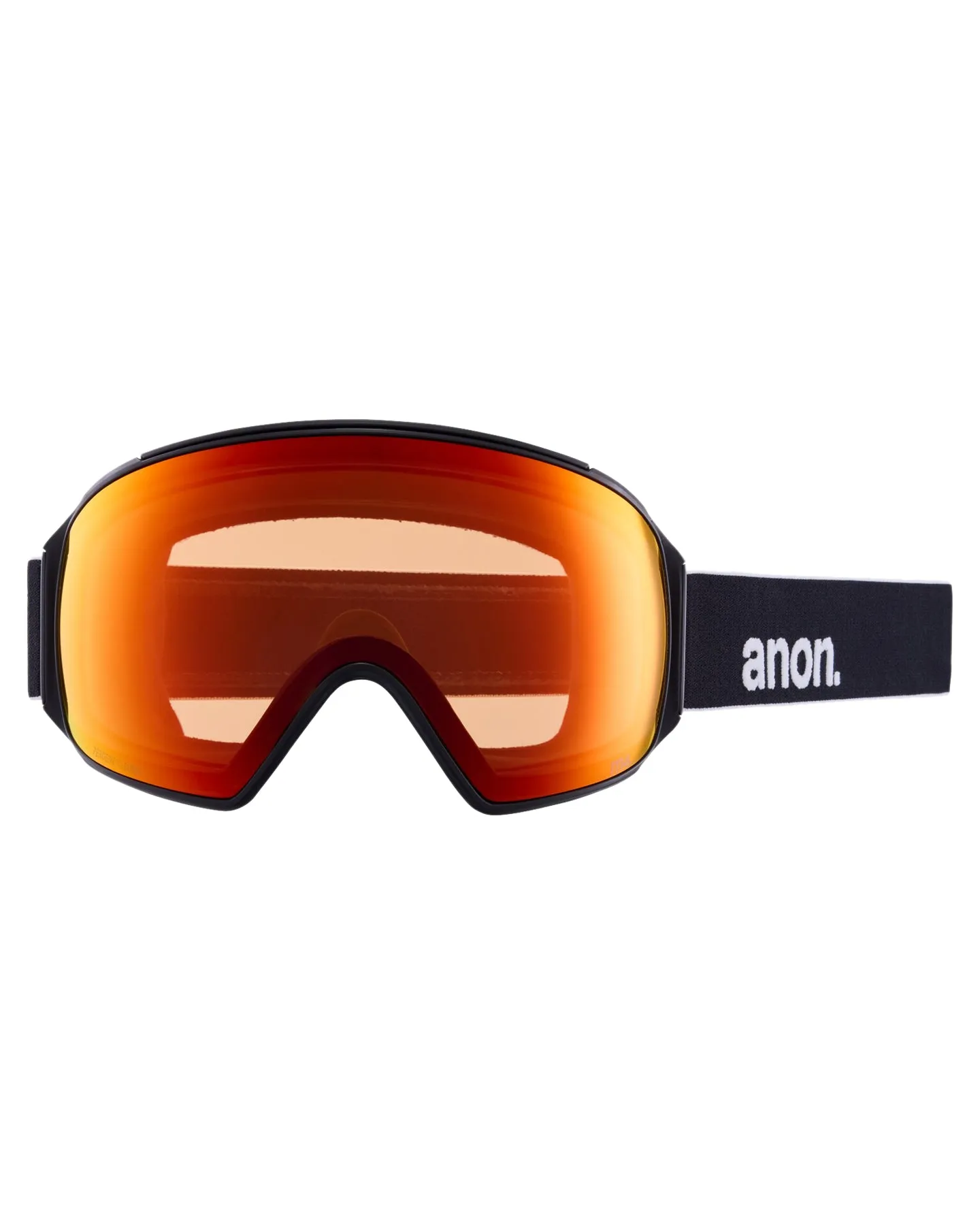 Anon M4 Toric Low Bridge Snow Goggles + Bonus Lens + Mfi Face Mask - Black/Perceive Sunny Red Lens