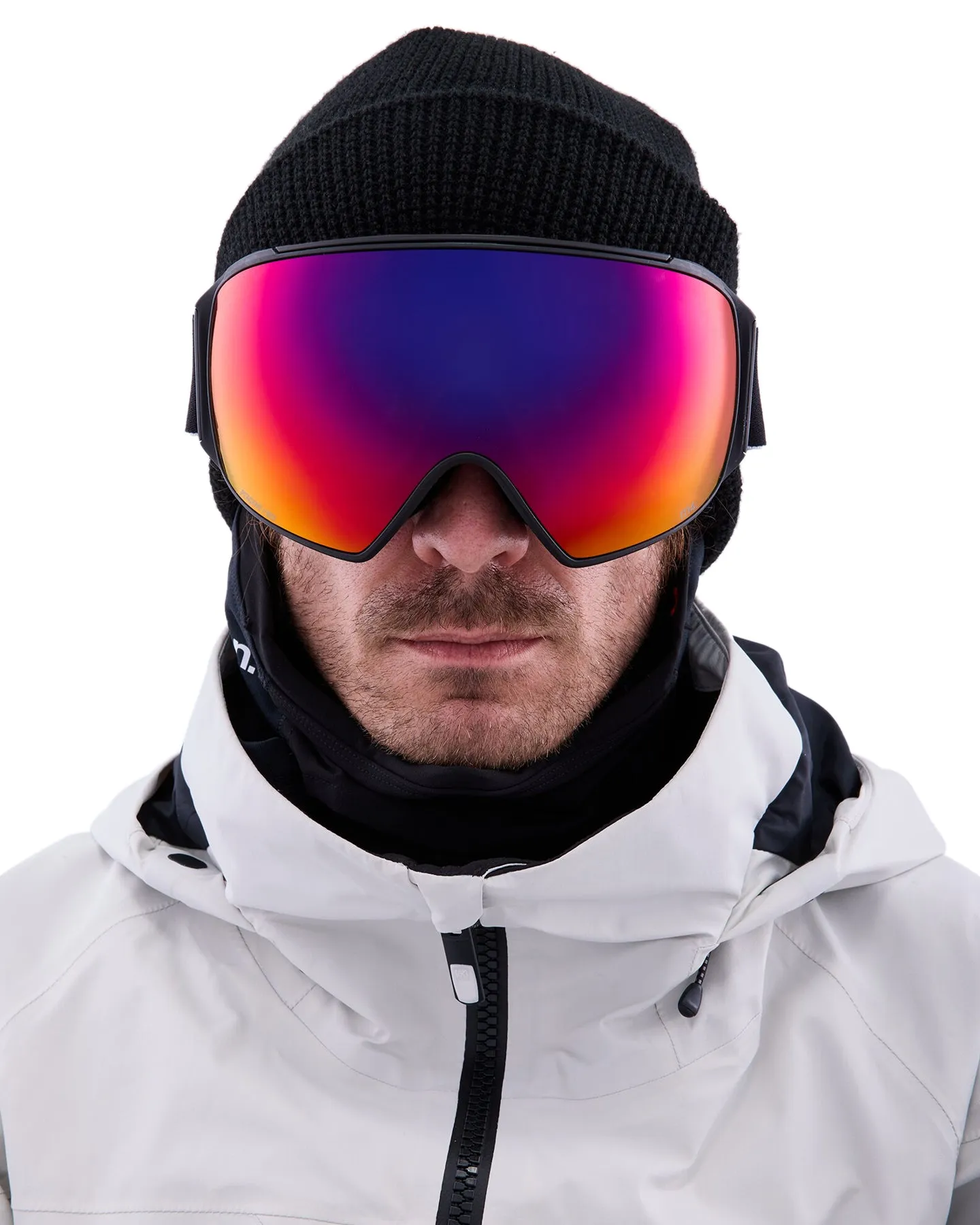 Anon M4 Toric Low Bridge Snow Goggles + Bonus Lens + Mfi Face Mask - Black/Perceive Sunny Red Lens