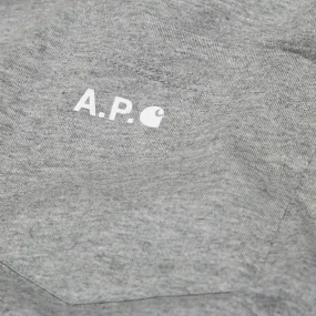 A.P.C. x Carhartt Pocket TeeGrey