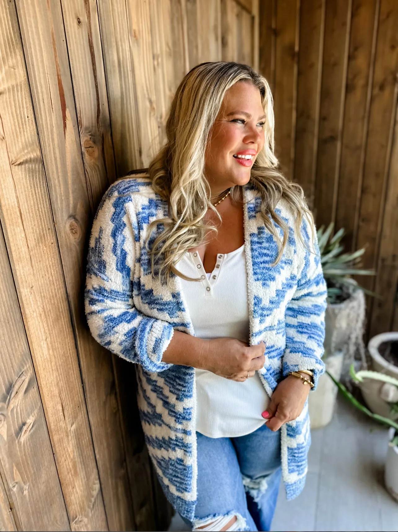 AVERY AZTEC CLOUD CARDIGAN