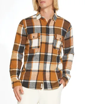 Ayers Flannel Shirt (Khaki/Black)