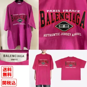 BALENCIAGA  |Pullovers Unisex Street Style Cotton Short Sleeves Luxury