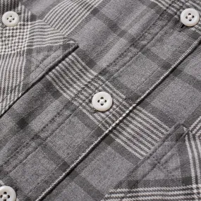 Beams Plus Flannel Check Work ShirtGrey