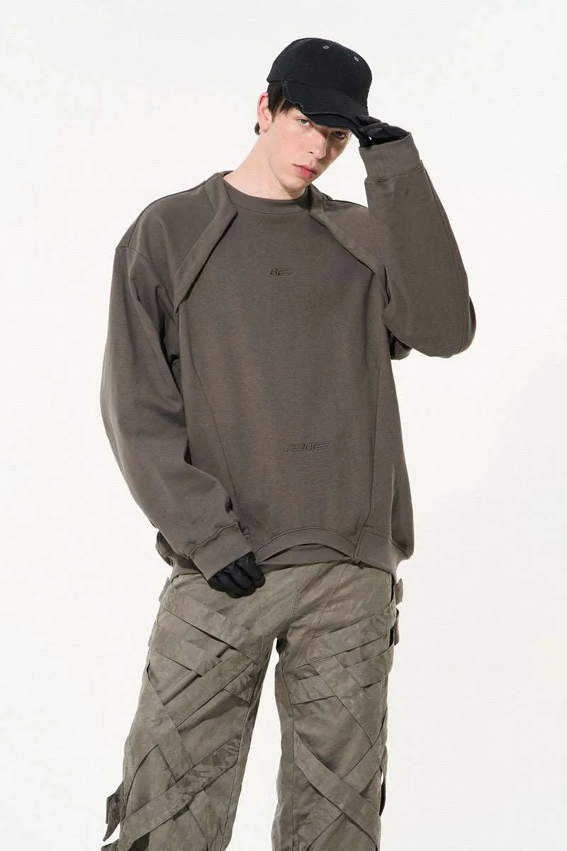 BNP Layered Stitched Sweater