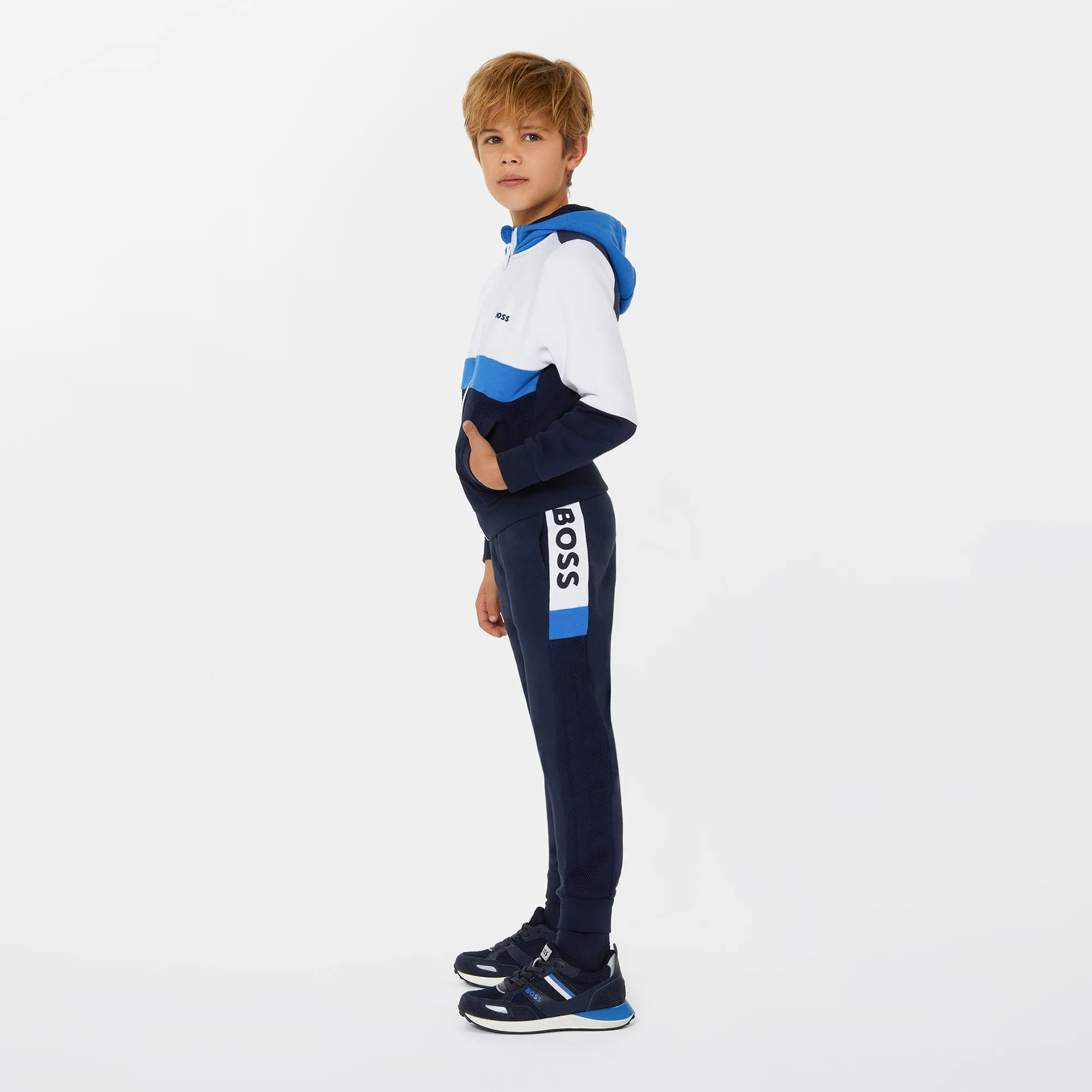 BOYS NAVY JOGGING PANTS