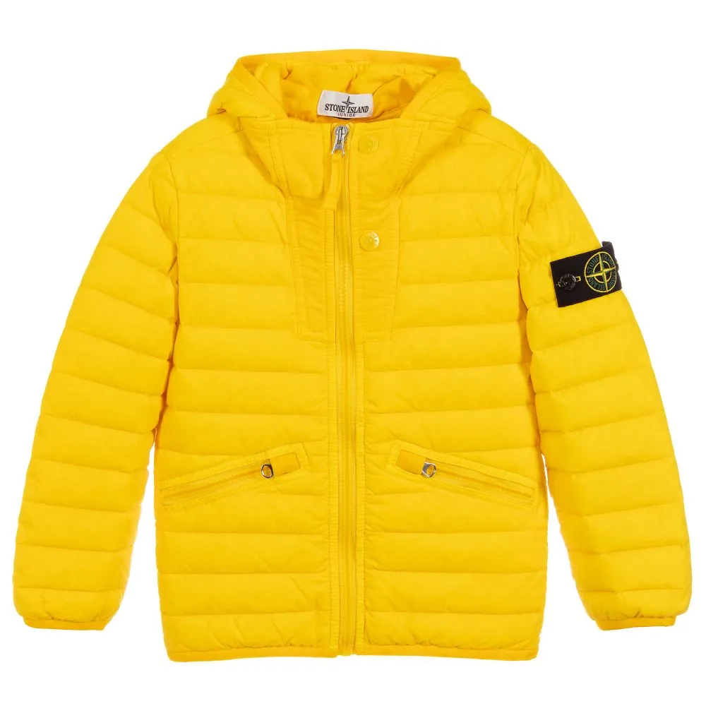 Boys Yellow Down Jacket