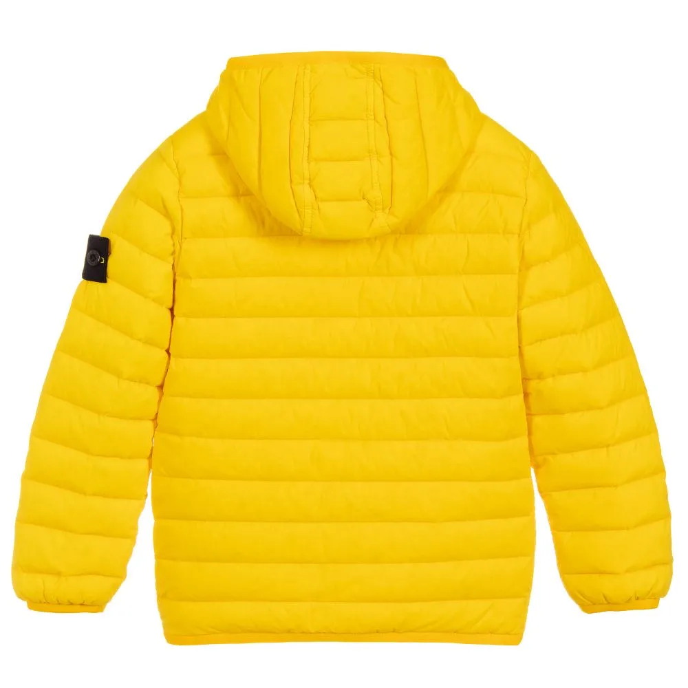 Boys Yellow Down Jacket