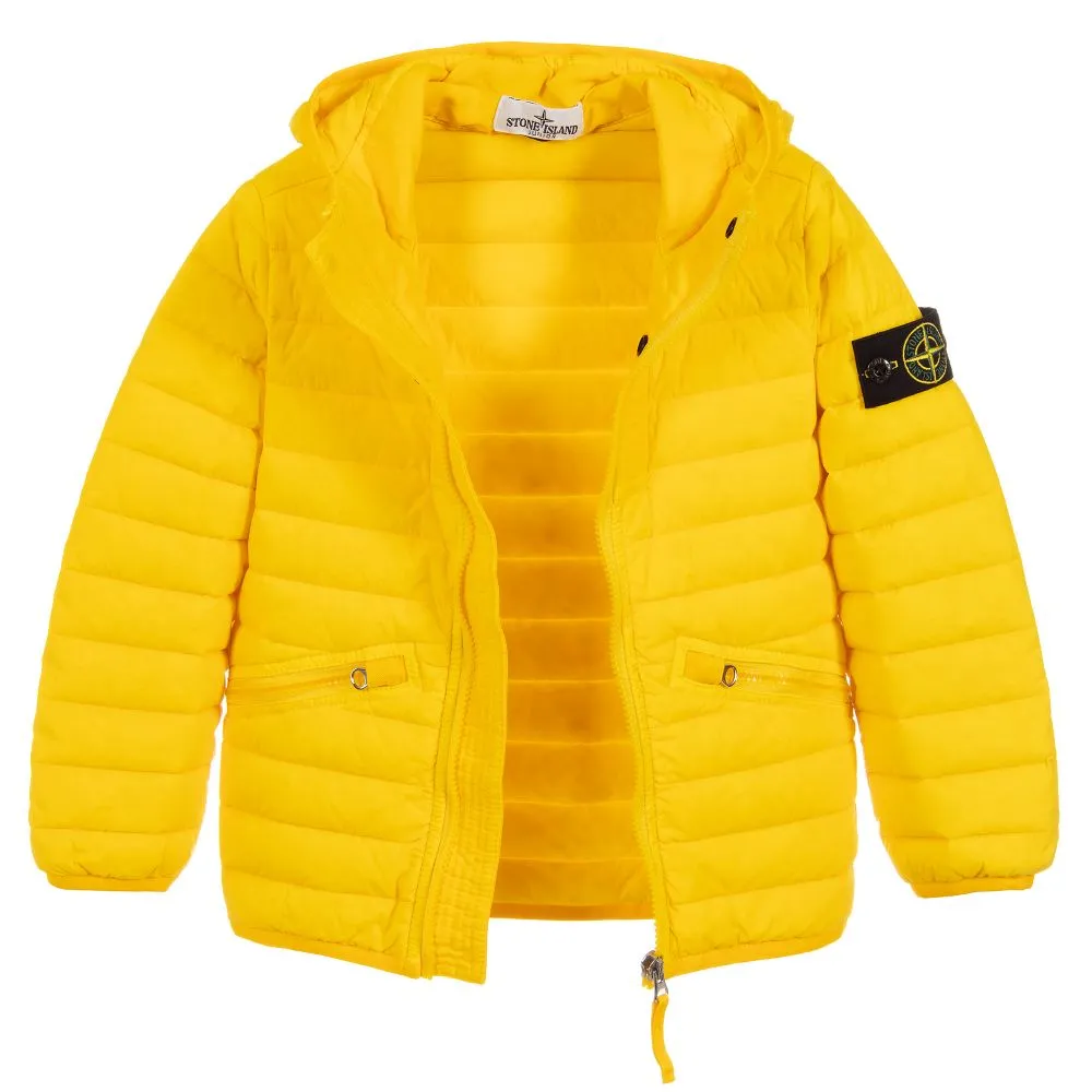 Boys Yellow Down Jacket