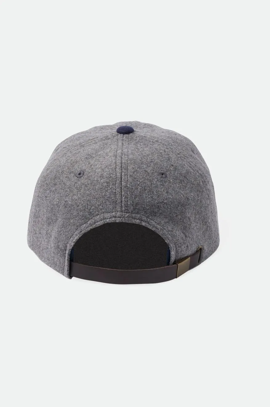 Burt MP Adjustable Hat - Heather Grey/Washed Navy