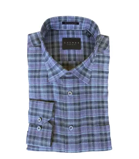 CALDER Lilac Flannel Sport Shirt