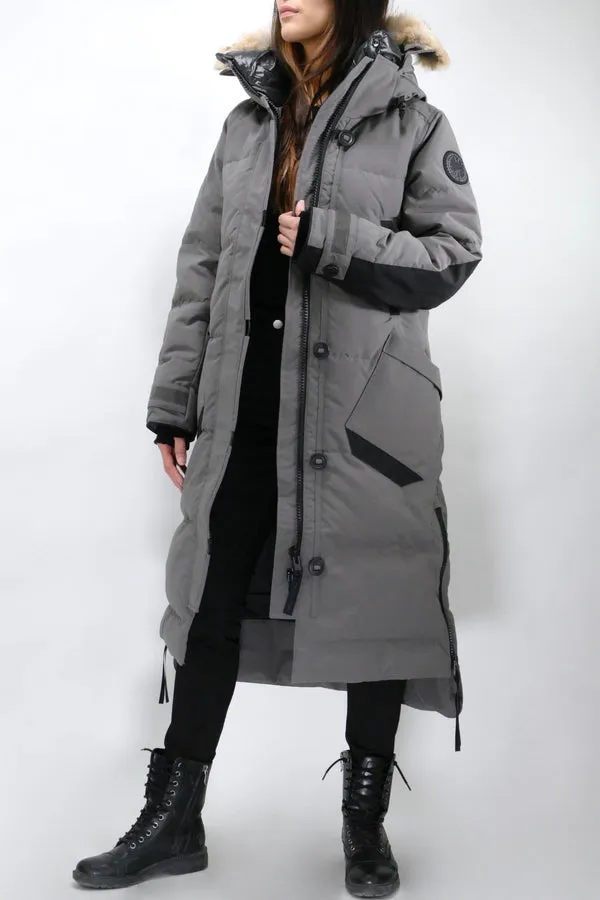 Canada Goose Womens *Parka Aldridge Black Label - Coastal Grey