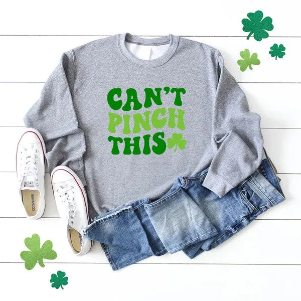 Can't Pinch This Shamrock Graphic Sweatshirt