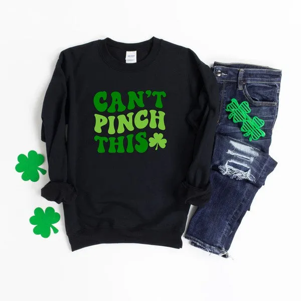 Can't Pinch This Shamrock Graphic Sweatshirt