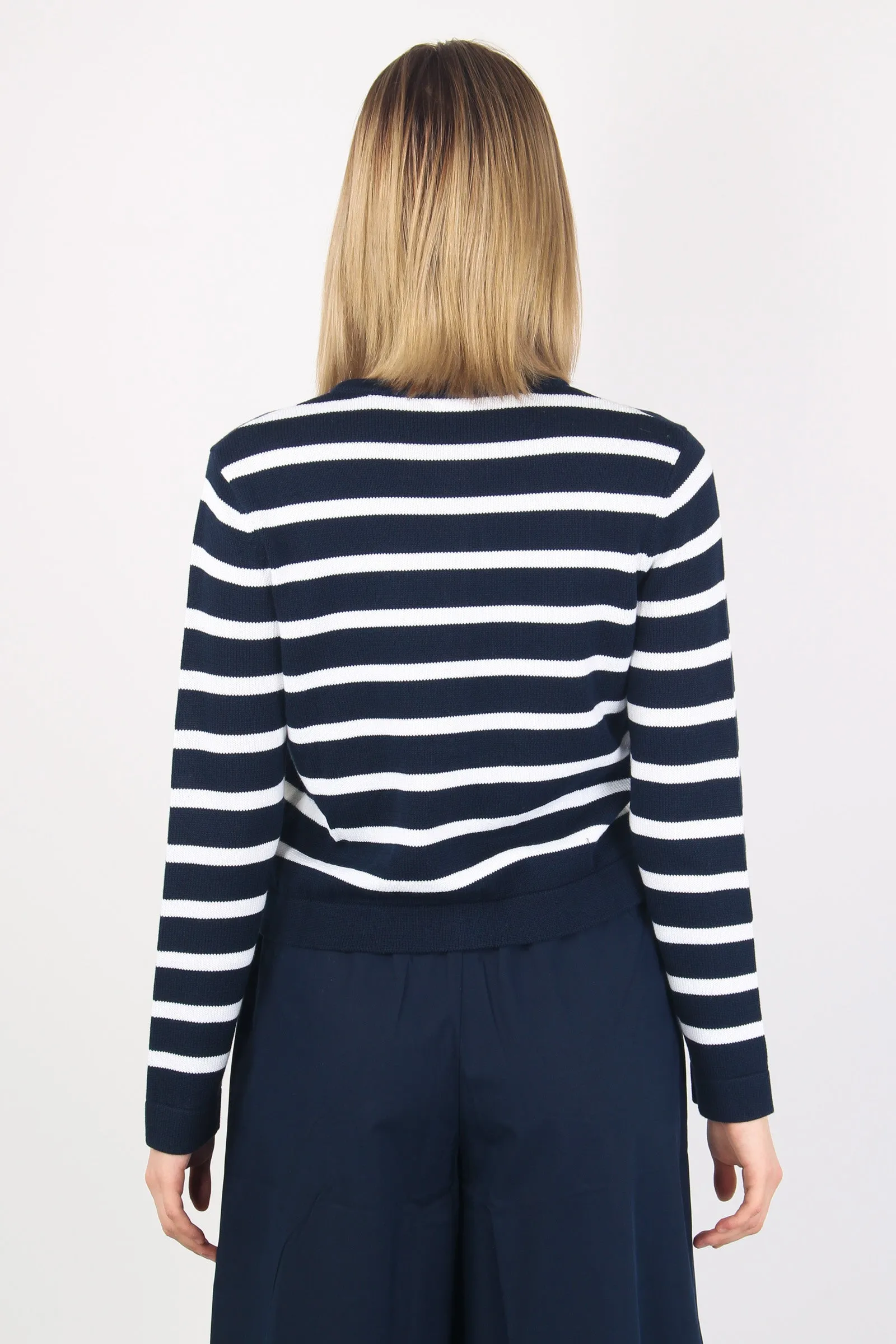 Cardigan Cotone Riga Navy