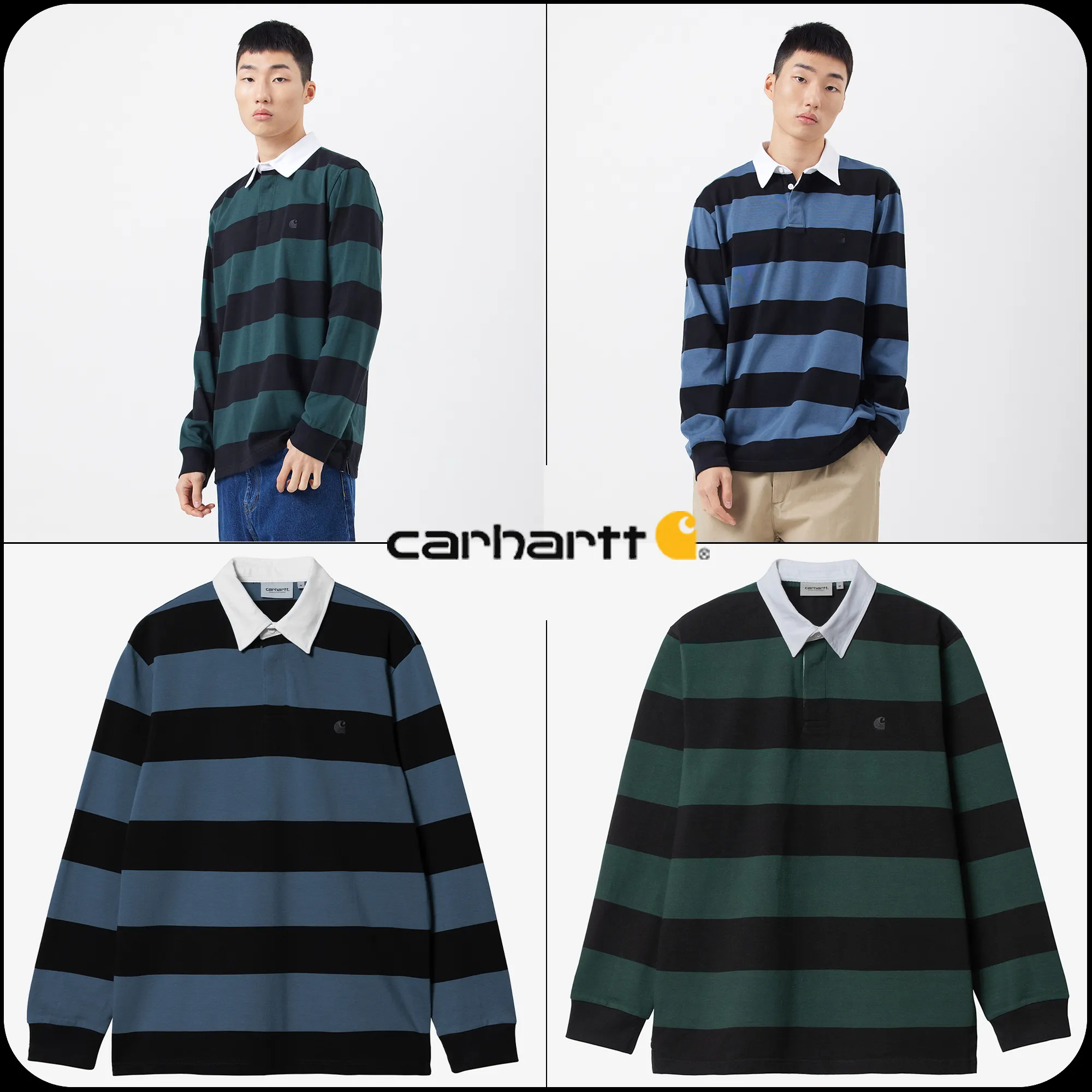 Carhartt  |[CARHARTT]★L/S JAGGER RUGBY SHIRT