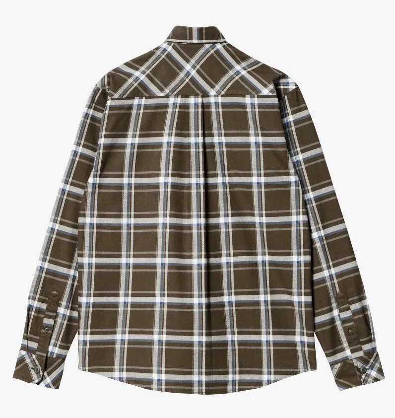 Carhartt  |Other Plaid Patterns Street Style Logo Shirts