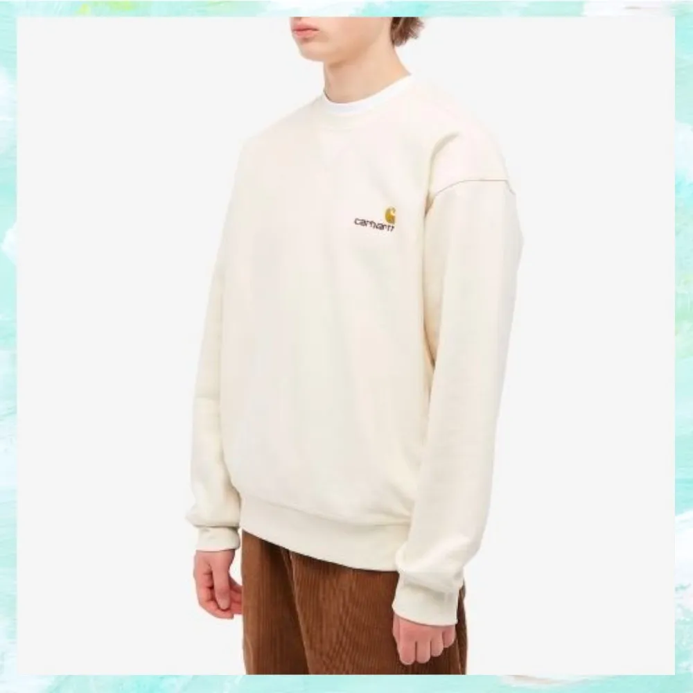 Carhartt  |Pullovers Unisex Street Style Long Sleeves Plain Cotton Logo