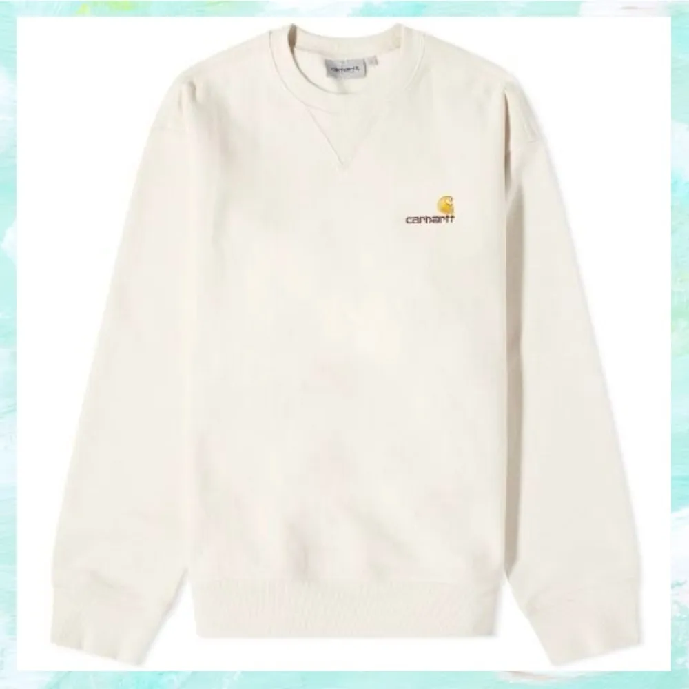 Carhartt  |Pullovers Unisex Street Style Long Sleeves Plain Cotton Logo