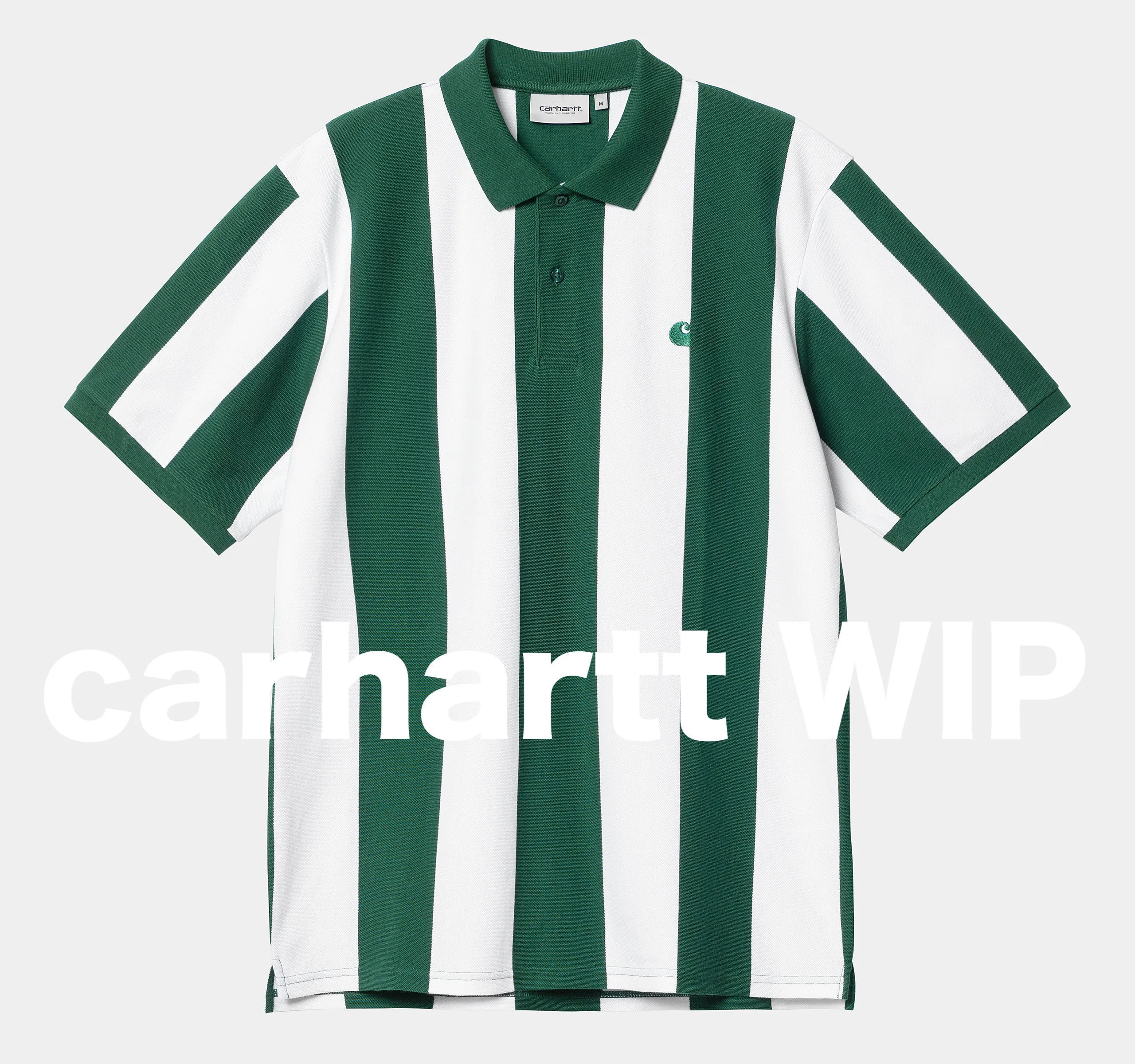 Carhartt  |Stripes Short Sleeves Logo Polos