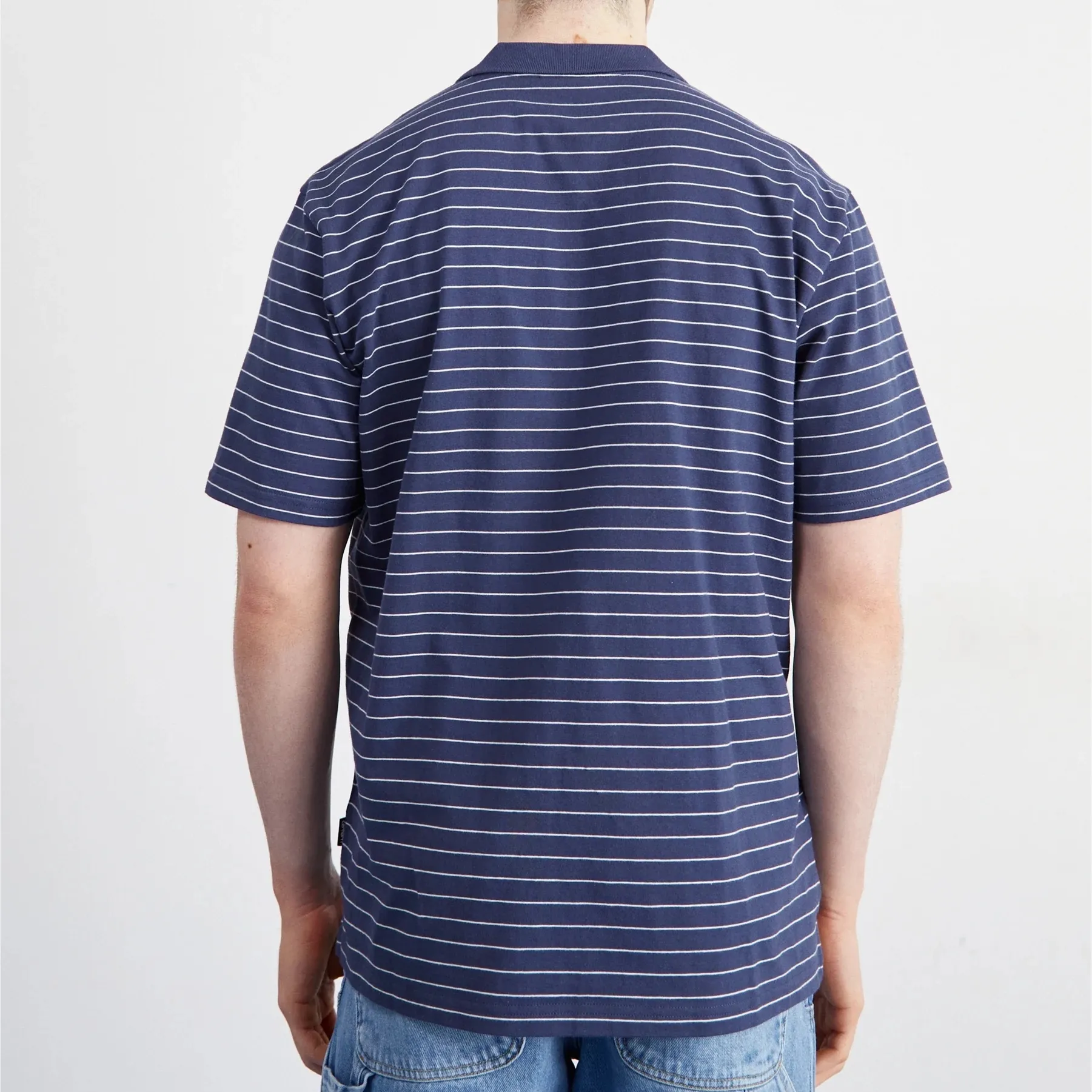 Carhartt  |Stripes Unisex Cotton Short Sleeves Logo Polos