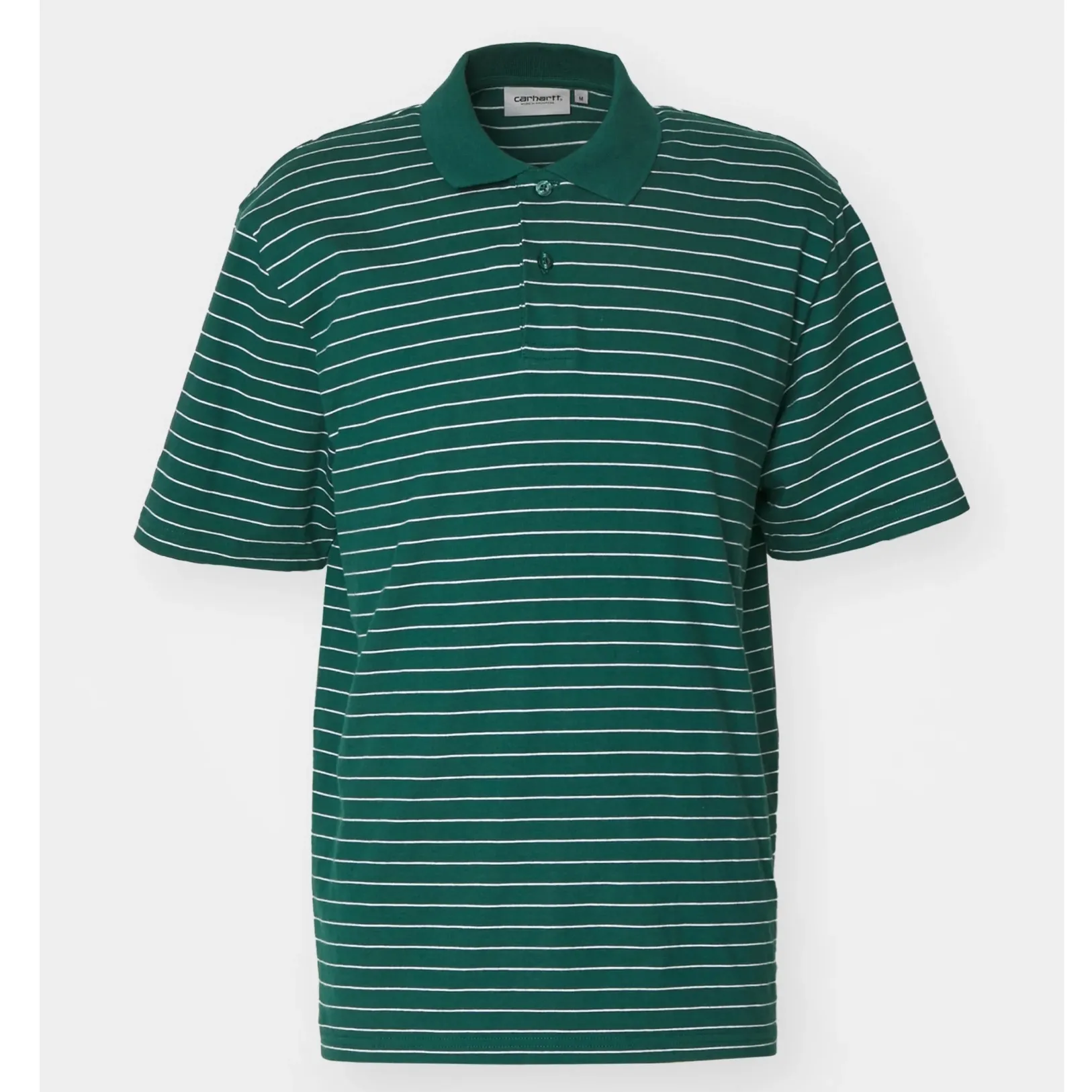 Carhartt  |Stripes Unisex Cotton Short Sleeves Logo Polos