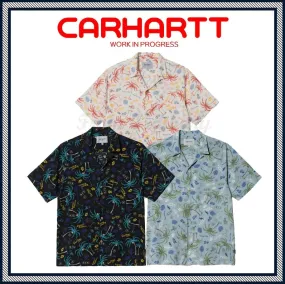 Carhartt  |Tropical Patterns Unisex Street Style Short Sleeves Shirts