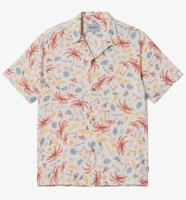 Carhartt  |Tropical Patterns Unisex Street Style Short Sleeves Shirts