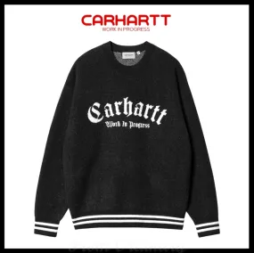 Carhartt  |Unisex Street Style Logo Sweaters