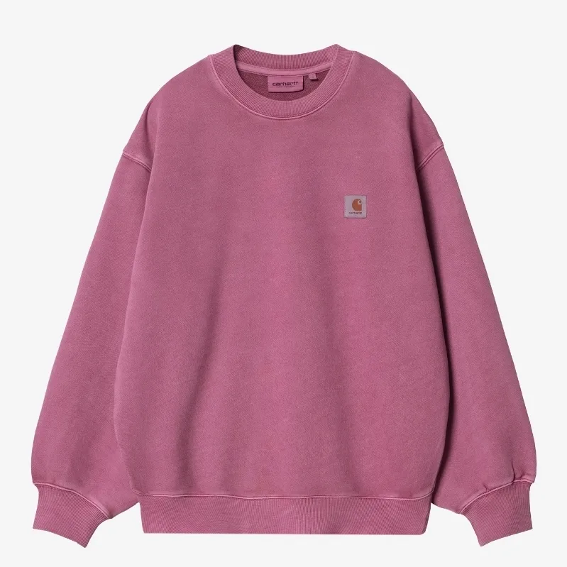 Carhartt  |Unisex Street Style Long Sleeves Plain Cotton Sweatshirts