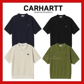 Carhartt  |Unisex Street Style Short Sleeves Logo Sweaters