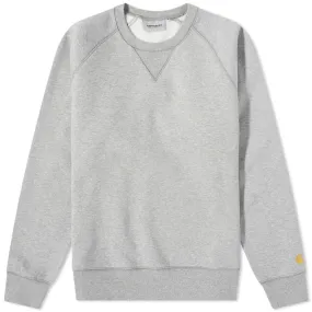 Carhartt WIP Chase SweatGrey Heather & Gold