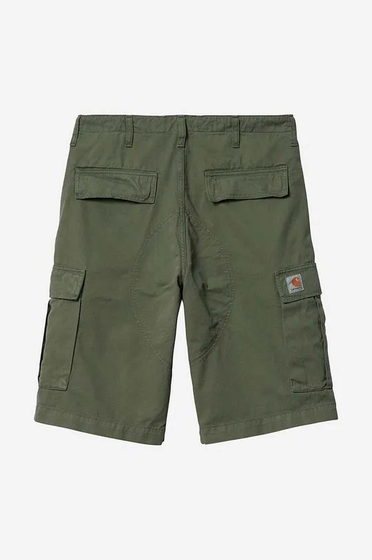 Carhartt WIP cotton shorts green color