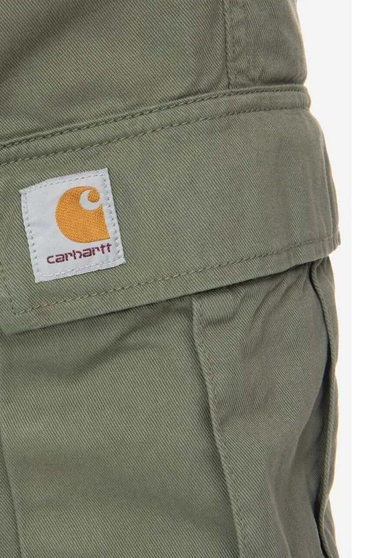 Carhartt WIP cotton shorts green color