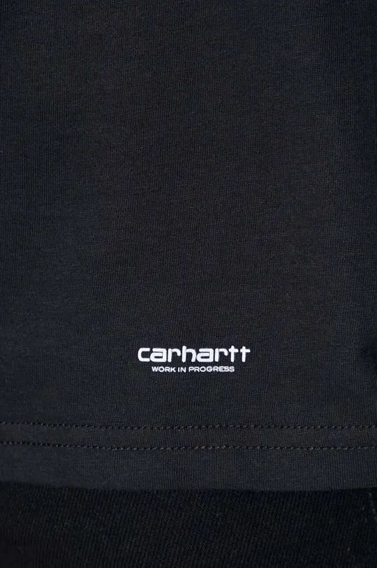 Carhartt WIP cotton t-shirt black color