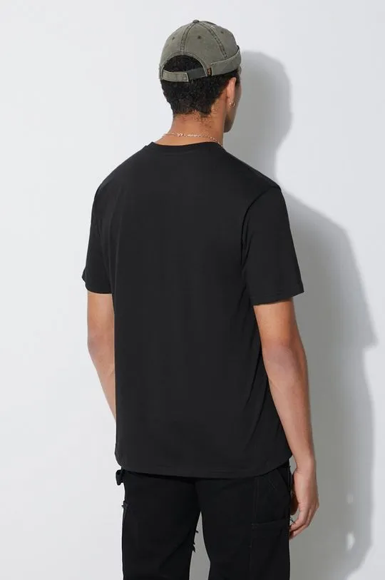 Carhartt WIP cotton t-shirt black color